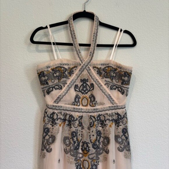 Altar'd State Size Small Corabeth Embroidered Halter Dress NWT - Picture 5 of 11